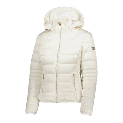 Yes Zee White Polyester Jackets & Coat feed-1, Jackets & Coats - Women - Clothing, L, M, S, White, XL, XXL, Yes Zee at SEYMAYKA