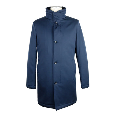 Made in Italy Blue Wool Jacket #men, Blue, feed-1, IT52 | XL, IT54 | XXL, Jackets - Men - Clothing, Made in Italy at SEYMAYKA