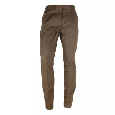 Made in Italy Brown Wool Trousers