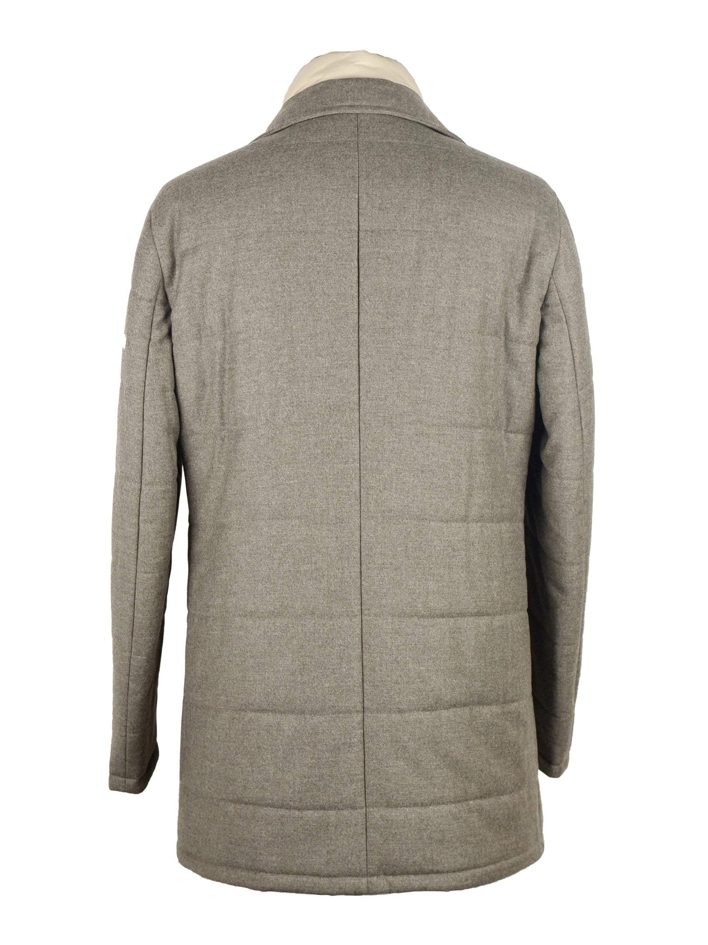 Made in Italy Gray Wool Jacket #men, feed-1, Gray, IT46 | S, IT48 | M, IT50 | L, IT52 | XL, IT54 | XXL, IT56 | 3XL, IT58 | 3XL, Jackets - Men - Clothing, Made in Italy at SEYMAYKA