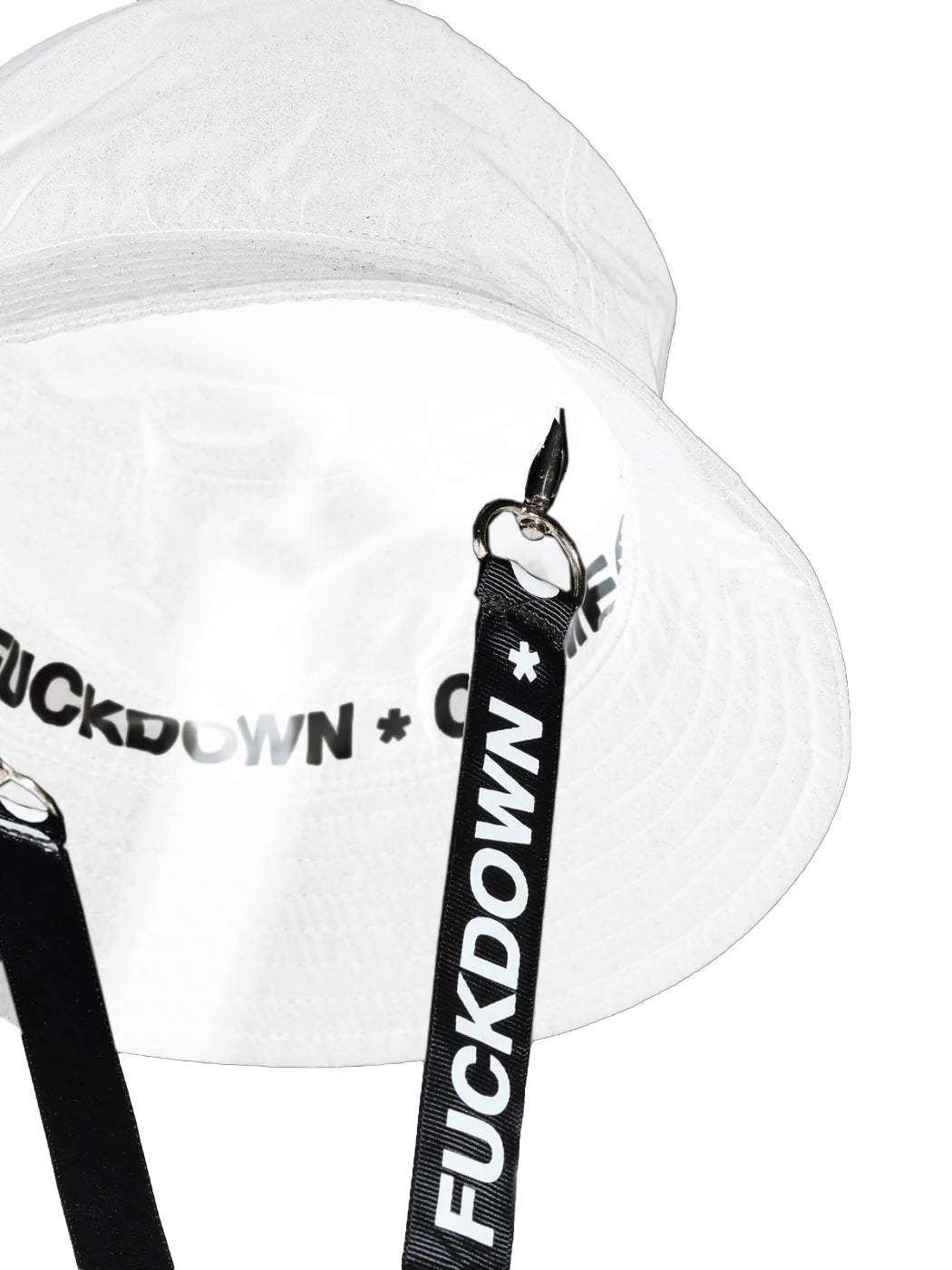 Comme Des Fuckdown White Polyester Hats & Cap #men, Comme Des Fuckdown, feed-1, Hats & Caps - Men - Accessories, White at SEYMAYKA