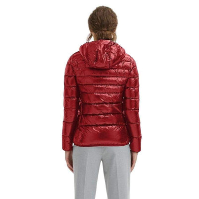 Centogrammi Red Nylon Jackets & Coat Centogrammi, feed-1, Jackets & Coats - Women - Clothing, L, M, Red, S, XS at SEYMAYKA