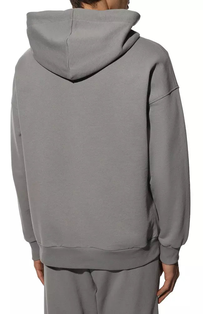 Hinnominate Gray Cotton Sweater