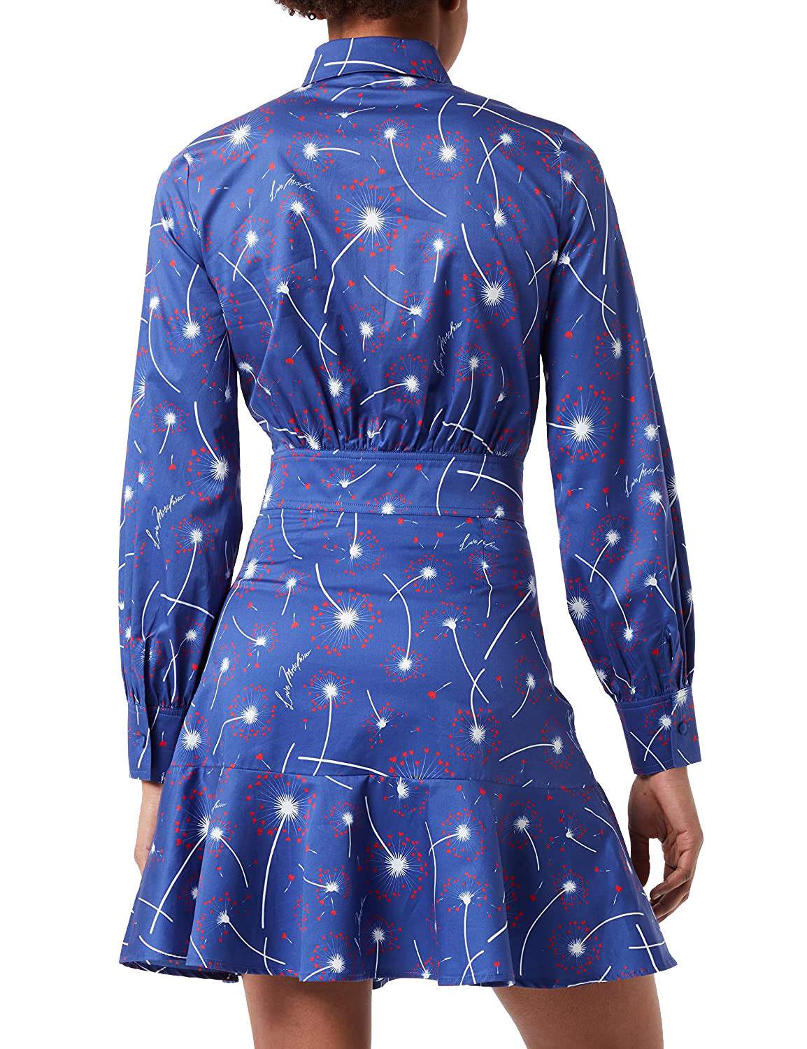 Love Moschino Blue Cotton Dress Blue, Dresses - Women - Clothing, feed-1, IT40|S, IT42|M, IT44|L, IT46 | L, IT48 | XL, Love Moschino at SEYMAYKA
