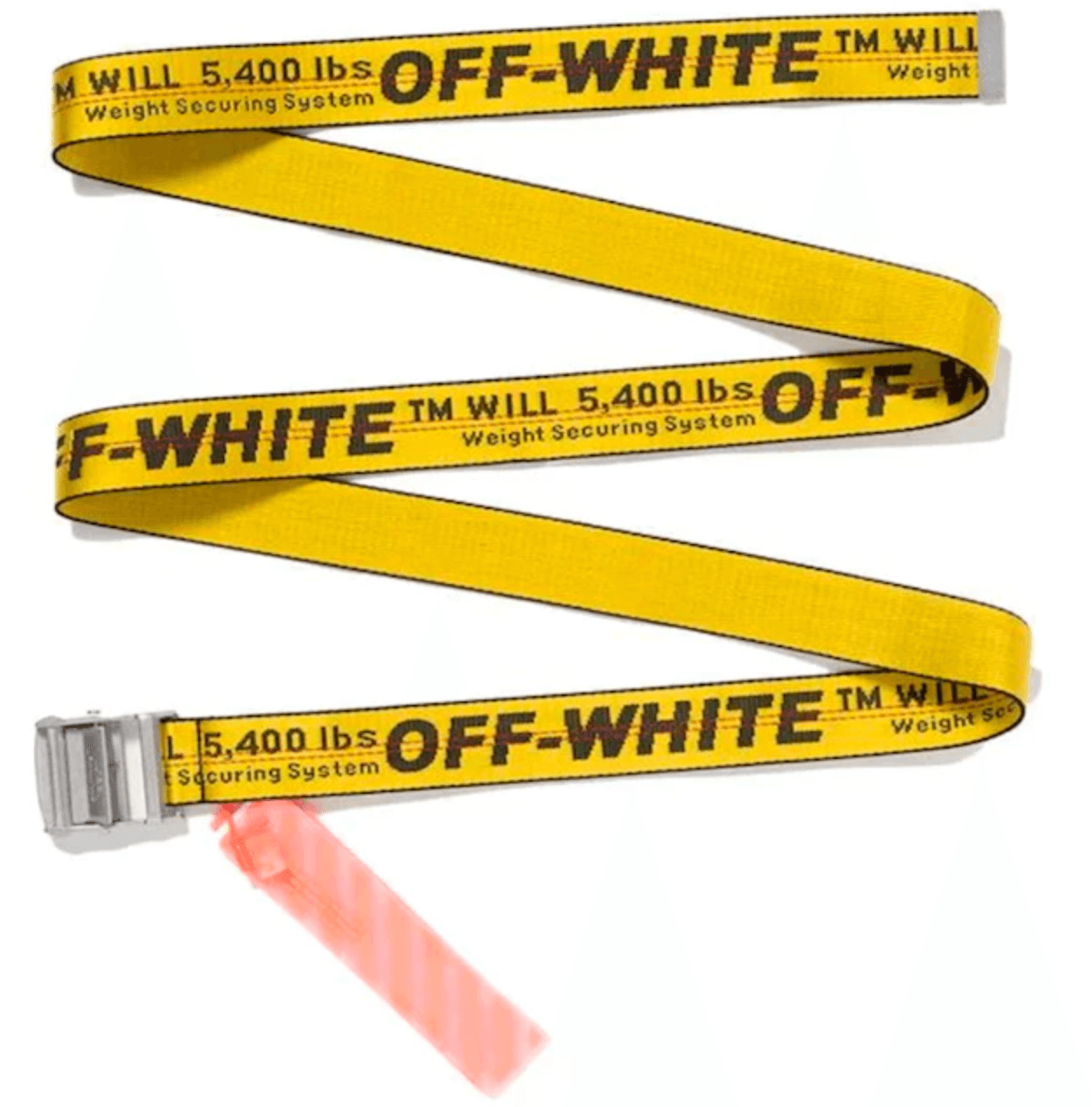 Off-White Yellow Polyamide Belt #men, Belts - Men - Accessories, feed-1, Off-White, Yellow at SEYMAYKA