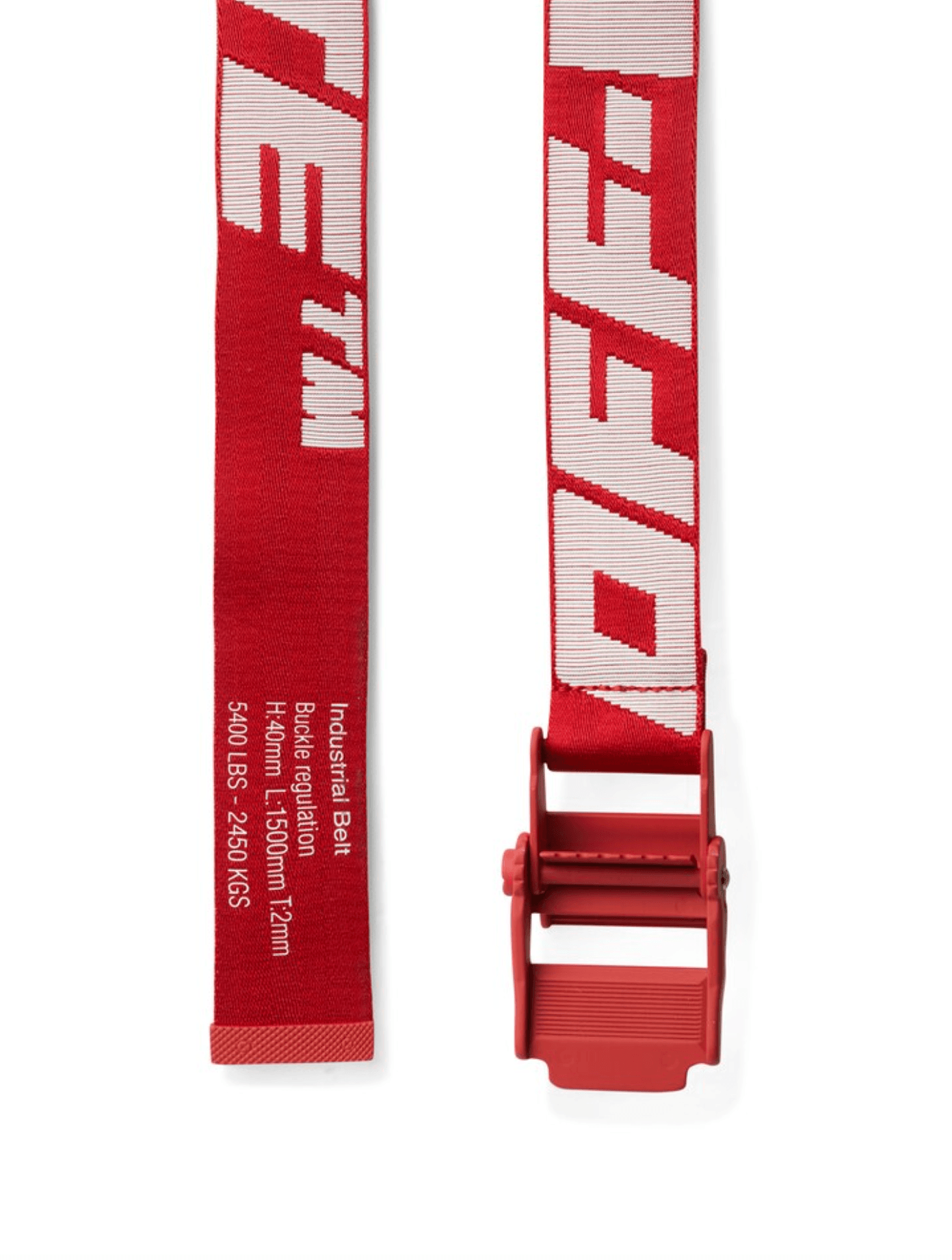 Off-White Red Polyamide Belt #men, Belts - Men - Accessories, feed-1, Off-White, Red at SEYMAYKA