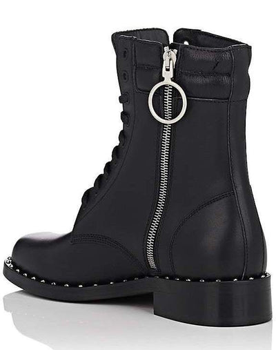 Off-White Black Calfskin Boot Black, Boots - Women - Shoes, EU38/US7.5, feed-1, Off-White at SEYMAYKA