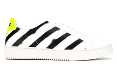 Off-White White Leather Sneakers