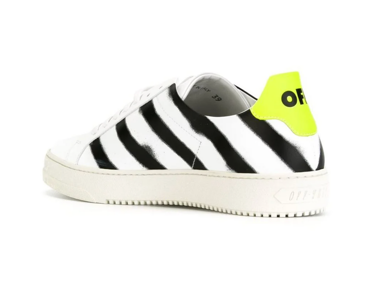Off-White White Leather Sneakers
