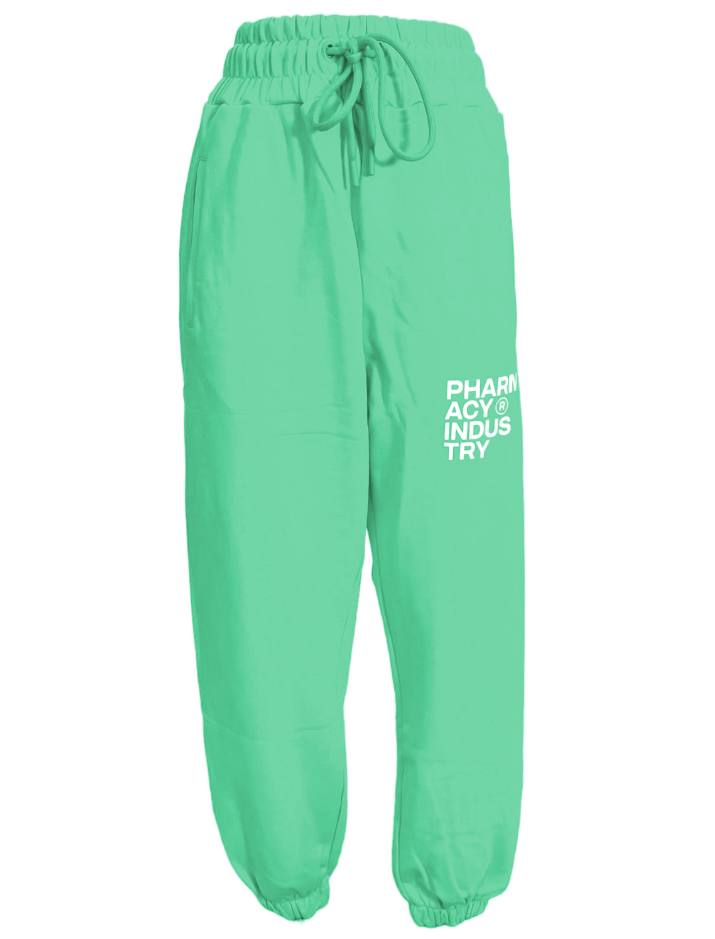 Pharmacy Industry Green Cotton Jeans & Pant
