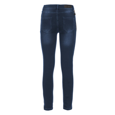 Imperfect Blue Cotton Jeans & Pant