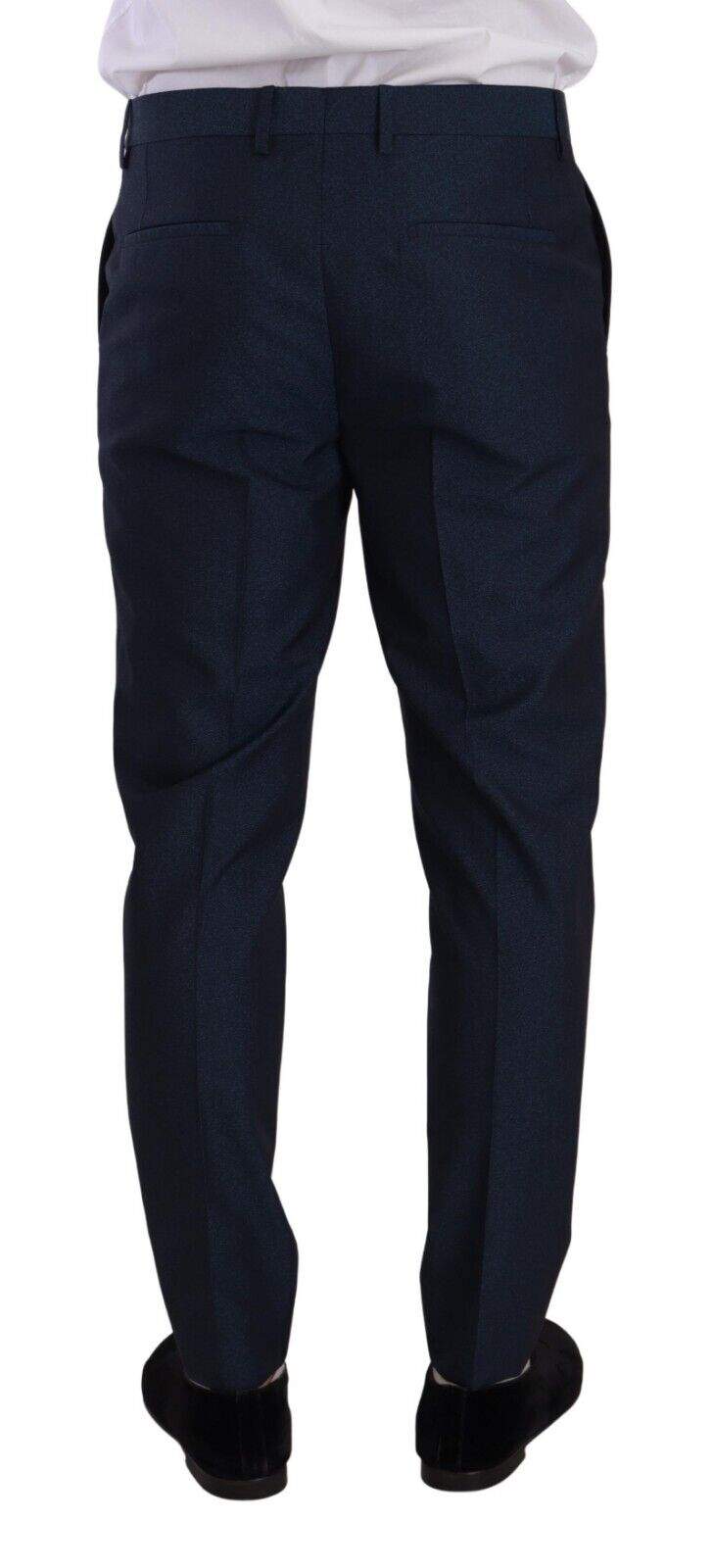 Dolce & Gabbana Dark Blue Formal Dress Trouser Dress Pants #men, Blue, Dolce & Gabbana, feed-1, IT50 | L, Jeans & Pants - Men - Clothing at SEYMAYKA
