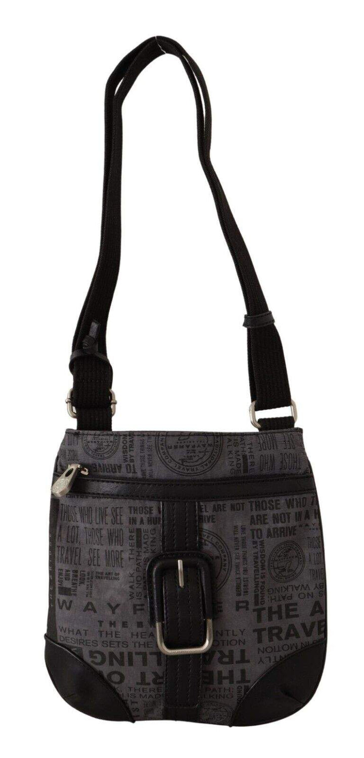 WAYFARER Gray Printed Logo Shoulder Crossbody Purse Bag Crossbody Bags - Women - Bags, feed-1, Gray, WAYFARER at SEYMAYKA