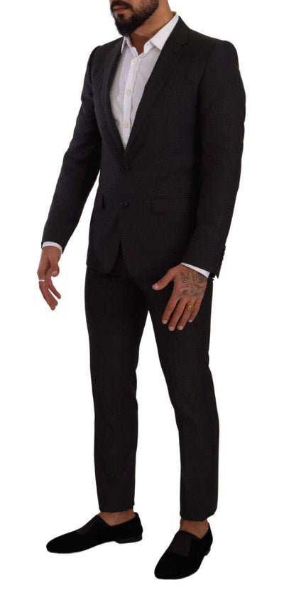 Dolce & Gabbana Black MARTINI Single Breasted 2 Piece Suit #men, Black, Dolce & Gabbana, feed-1, IT46 | S, IT56 | XXL, Suits - Men - Clothing at SEYMAYKA