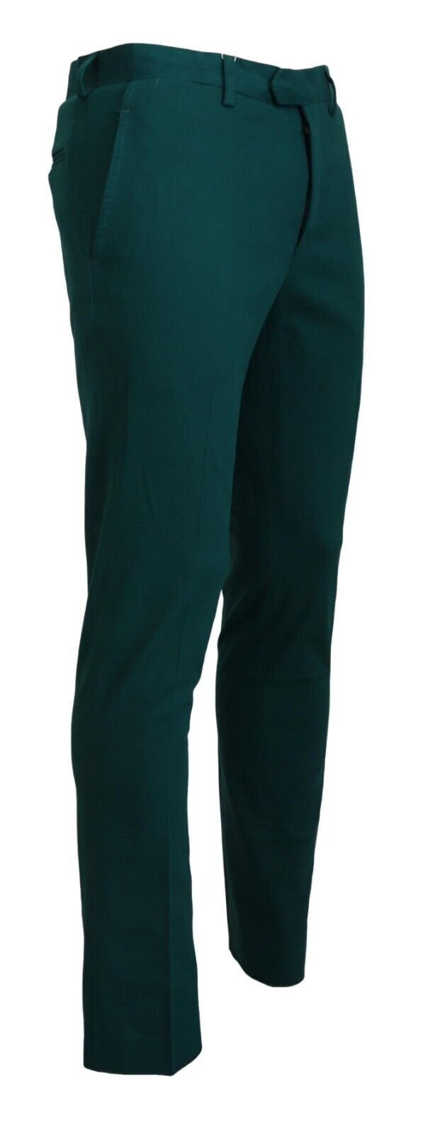 BENCIVENGA Green Straight Fit  Formal Trousers Pants