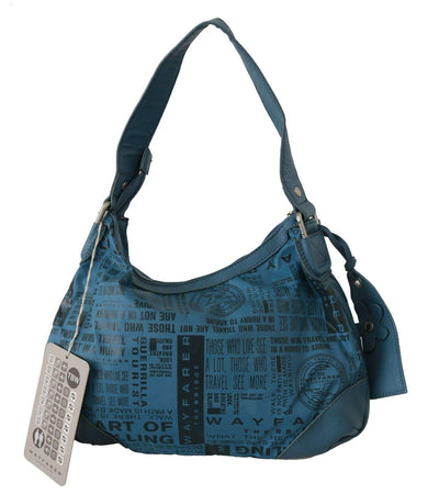 WAYFARER Shoulder Handbag Printed Purse  Blue Blue, feed-1, Shoulder Bags - Women - Bags, WAYFARER at SEYMAYKA