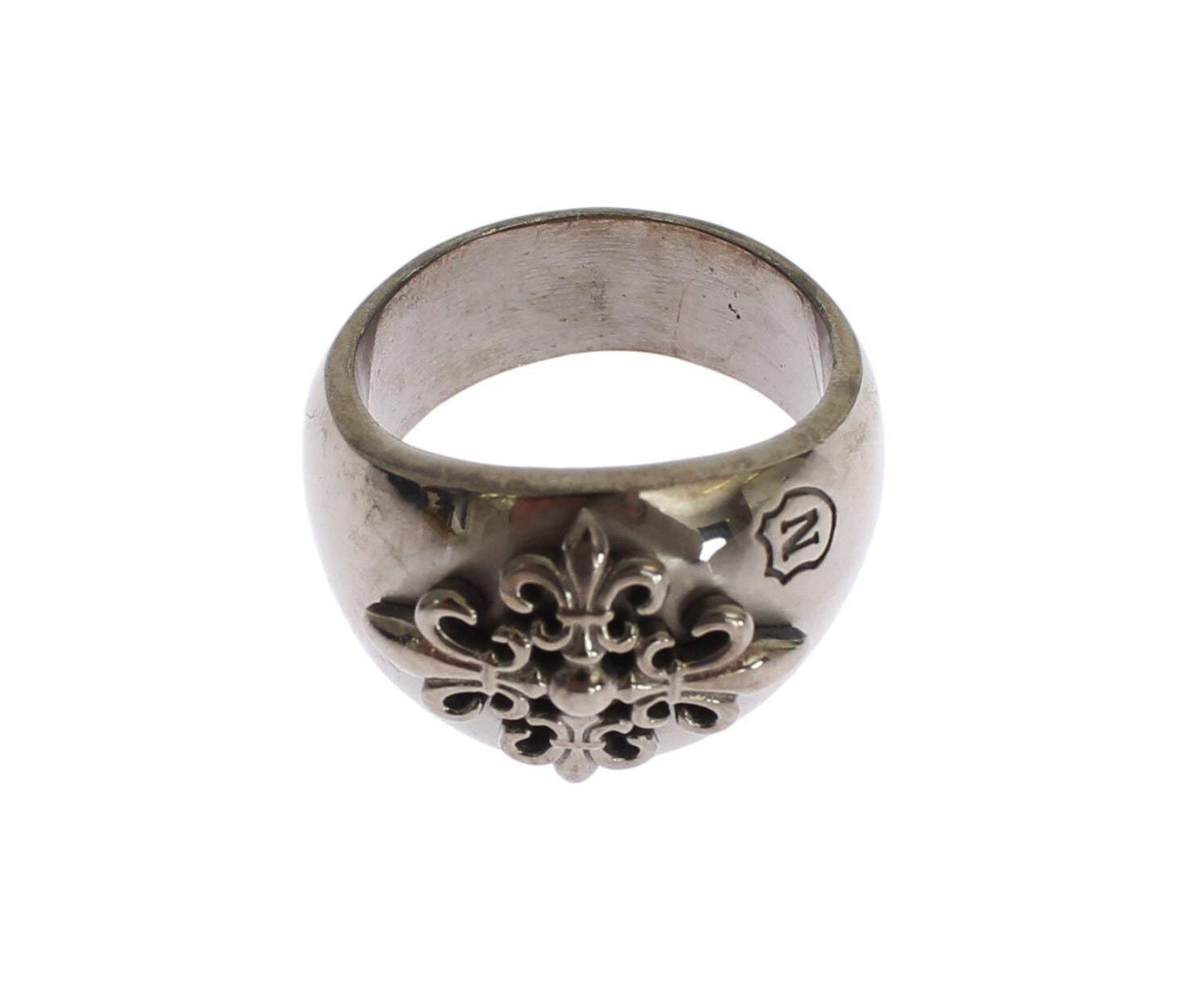 Nialaya Silver 925 Sterling Authentic  Crest Ring #women, Accessories - New Arrivals, Dolce & Gabbana, EU63 | US11, feed-agegroup-adult, feed-color-grey, feed-gender-female, Gray, Rings - Women - Jewelry at SEYMAYKA