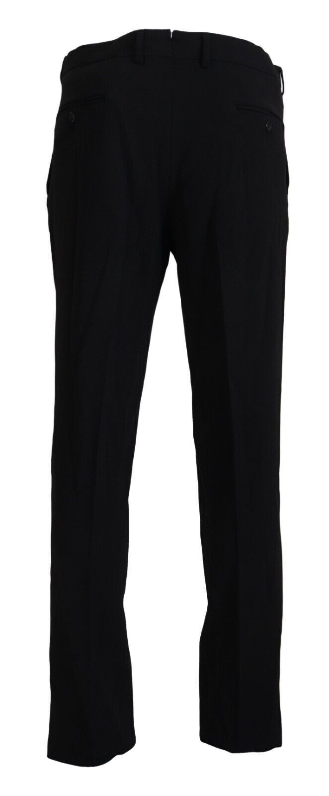 BENCIVENGA Black Straight Fit  Formal Trousers Pants