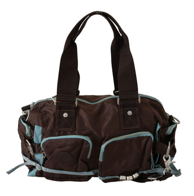 WAYFARER Brown Handbag Duffel Travel Purse Brown, feed-1, Luggage and Travel - Women - Bags, WAYFARER at SEYMAYKA