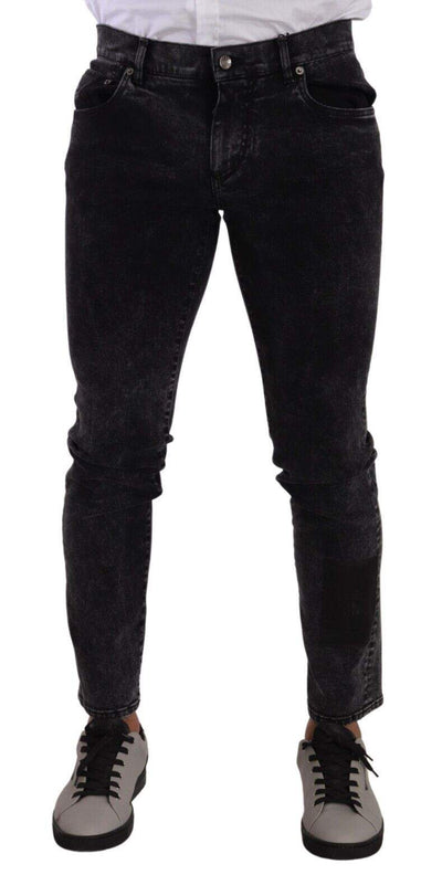 Dolce & Gabbana Black Cotton Stretch Skinny Denim Trouser Jeans #men, Black and Gray, Dolce & Gabbana, feed-1, IT48 | M, Jeans & Pants - Men - Clothing at SEYMAYKA