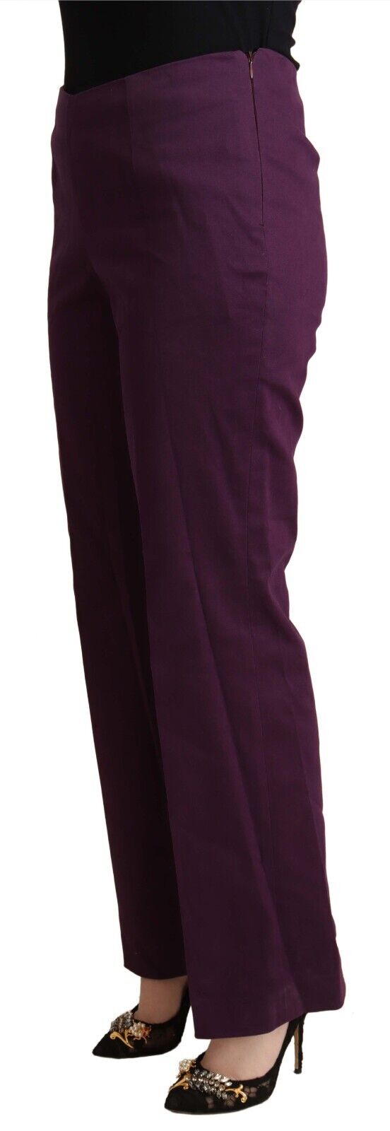 BENCIVENGA Violet High Waist Tapered Casual Pants