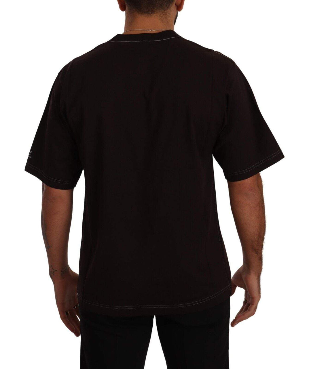 Dolce & Gabbana Bordeaux Cotton L-Amore Print Crewneck T-shirt #men, Bordeaux, Dolce & Gabbana, feed-1, L, M, S, T-Shirts - Men - Clothing, XL, XS at SEYMAYKA