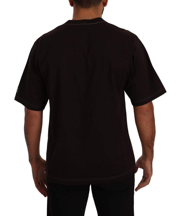 Dolce & Gabbana Bordeaux Cotton L-Amore Print Crewneck T-shirt #men, Bordeaux, Dolce & Gabbana, feed-1, L, M, S, T-Shirts - Men - Clothing, XL, XS at SEYMAYKA