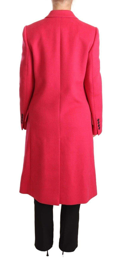Dolce & Gabbana Pink Double Breasted Trenchcoat Jacket Dolce & Gabbana, feed-1, IT38|XS, Jackets & Coats - Women - Clothing, Pink at SEYMAYKA