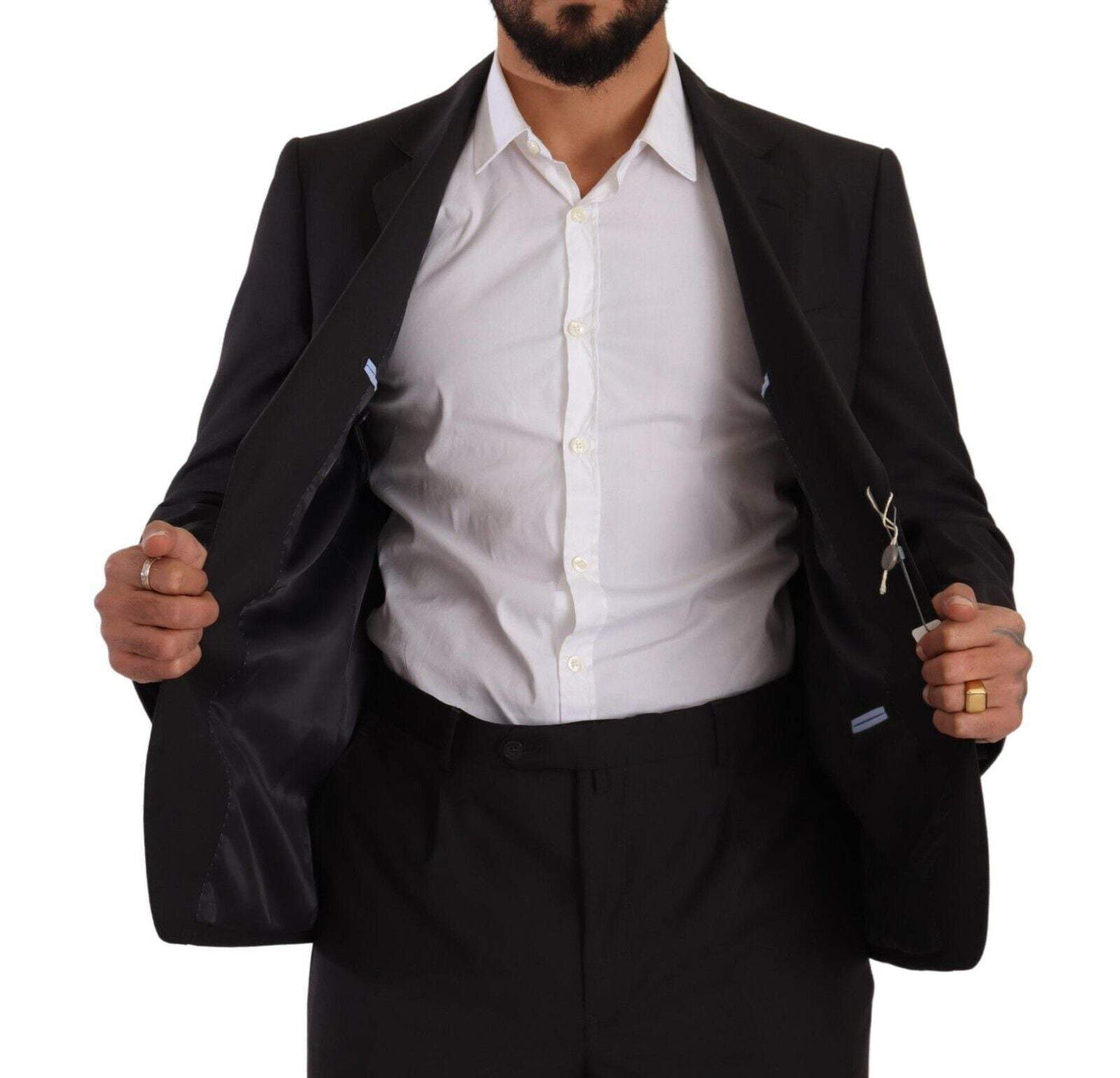 Doico Tagliente Dark Gray Single Breasted Formal Suit #men, Domenico Tagliente, feed-1, Gray, M, Suits - Men - Clothing at SEYMAYKA