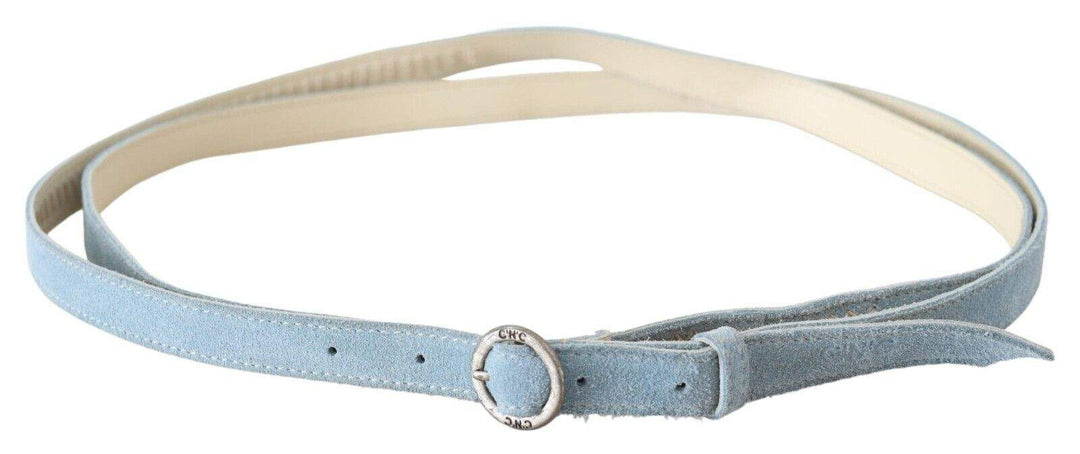 Dolce & Gabbana Blue Skinny Leather Fashion Waist Belt Belts - Women - Accessories, Blue, Dolce & Gabbana, feed-agegroup-adult, feed-color-Blue, feed-gender-female, L at SEYMAYKA