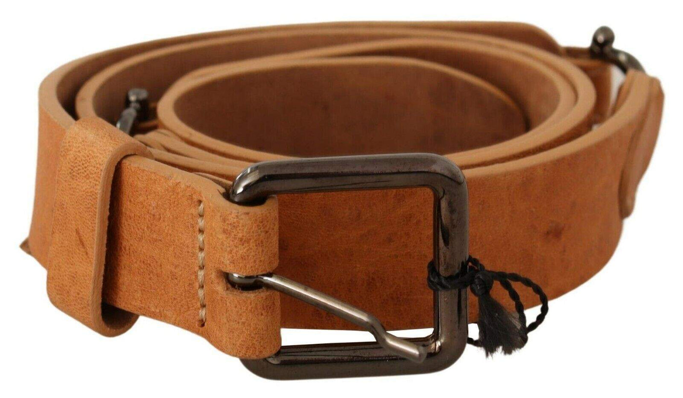 Costume National Light Brown Buckle Waist Belt 85 cm / 34 Inches, Belts - Women - Accessories, Brown, Costume National, feed-agegroup-adult, feed-color-Brown, feed-gender-female at SEYMAYKA