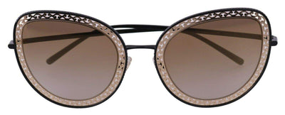 Dolce & Gabbana GLA755 Gradient Metal Sunglasses Black, Dolce & Gabbana, feed-agegroup-adult, feed-color-Black, feed-gender-female, Sunglasses for Women - Sunglasses at SEYMAYKA