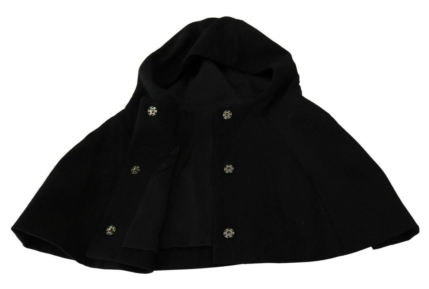 Dolce & Gabbana Black Wool Whole Head Hooded Scarf Hat 57 cm|S, Black, Dolce & Gabbana, feed-agegroup-adult, feed-color-Black, feed-gender-female, Hat - Women - Accessories at SEYMAYKA