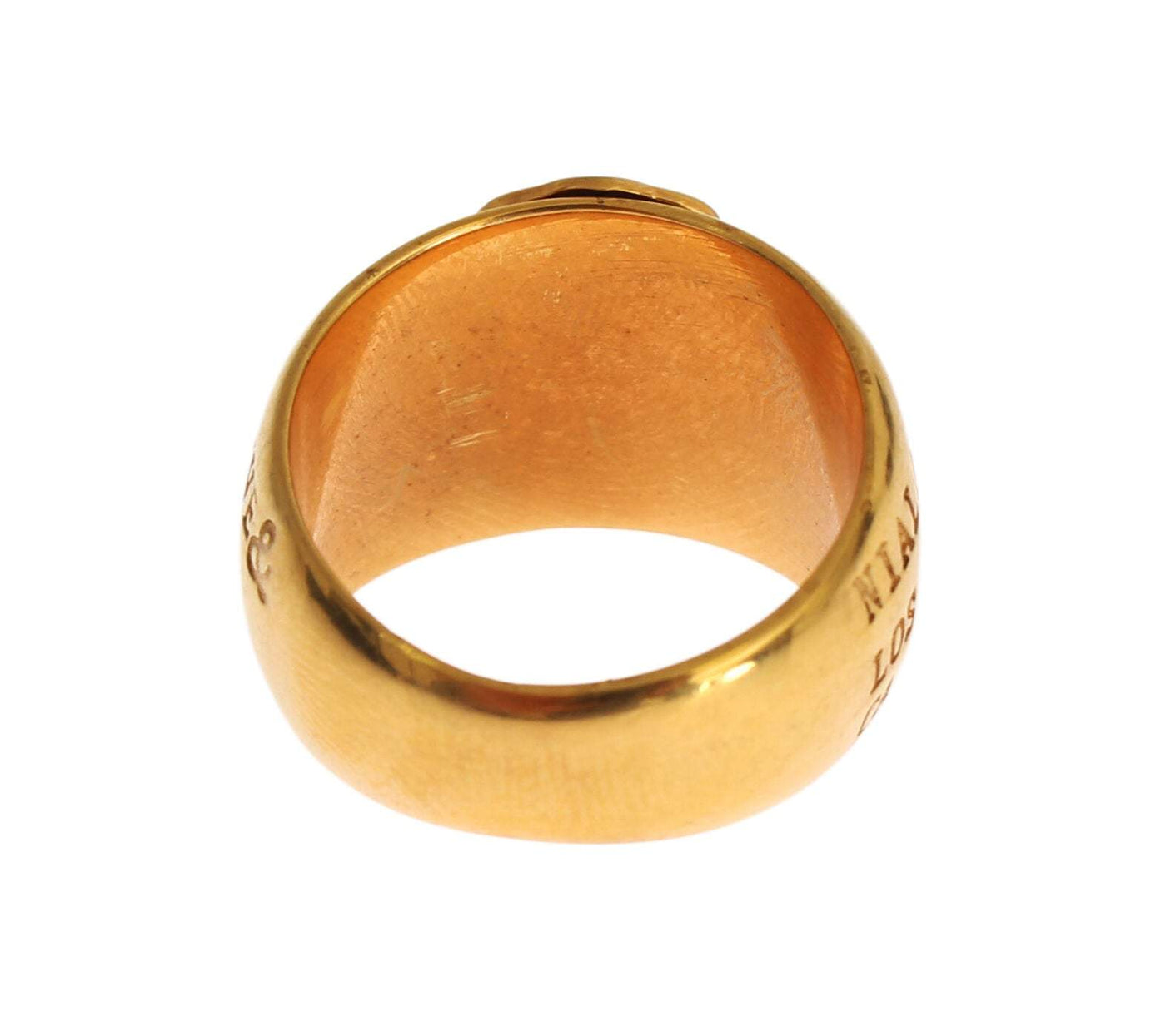 Nialaya Gold Plated 925 Silver Ring 5, EU55 | US7, feed-agegroup-adult, feed-color-Gray, feed-gender-female, Gray, Nialaya, Rings - Women - Jewelry at SEYMAYKA