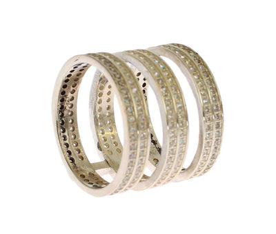 Nialaya Authentic  Clear CZ 925 Sterling Silver Ring EU49 | US5, EU52 | US6, EU54 | US7, EU56 | US8, feed-1, Nialaya, Rings - Women - Jewelry, Silver at SEYMAYKA