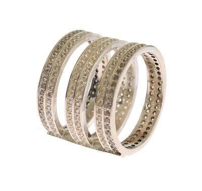 Nialaya Authentic  Clear CZ 925 Sterling Silver Ring EU49 | US5, EU52 | US6, EU54 | US7, EU56 | US8, feed-1, Nialaya, Rings - Women - Jewelry, Silver at SEYMAYKA