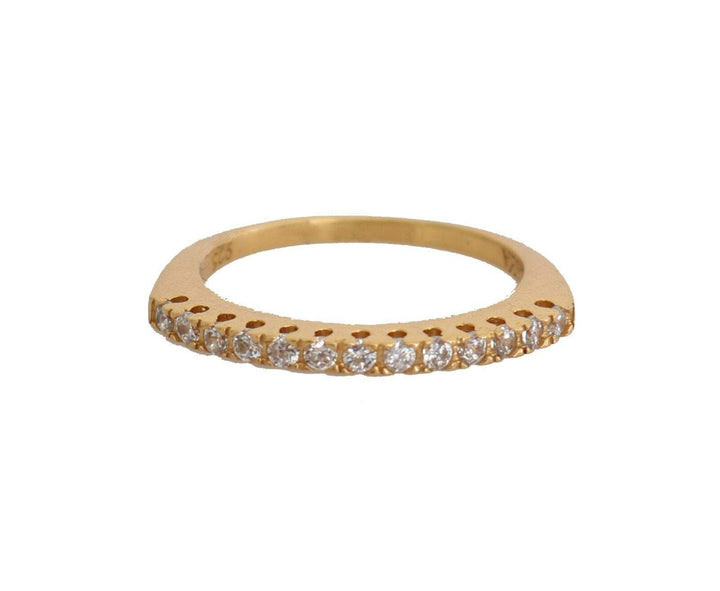 Nialaya Gold Authentic  Clear CZ Gold 925 Silver Ring EU49 | US5, EU52 | US6, EU54 | US7, EU56 | US8, feed-1, Gold, Nialaya, Rings - Women - Jewelry at SEYMAYKA