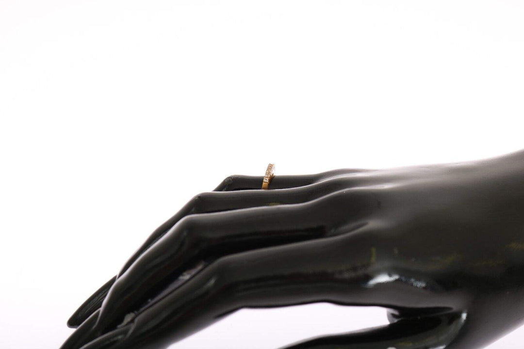 Nialaya Gold Authentic  Clear CZ Gold 925 Silver Ring EU49 | US5, EU52 | US6, EU54 | US7, EU56 | US8, feed-1, Gold, Nialaya, Rings - Women - Jewelry at SEYMAYKA