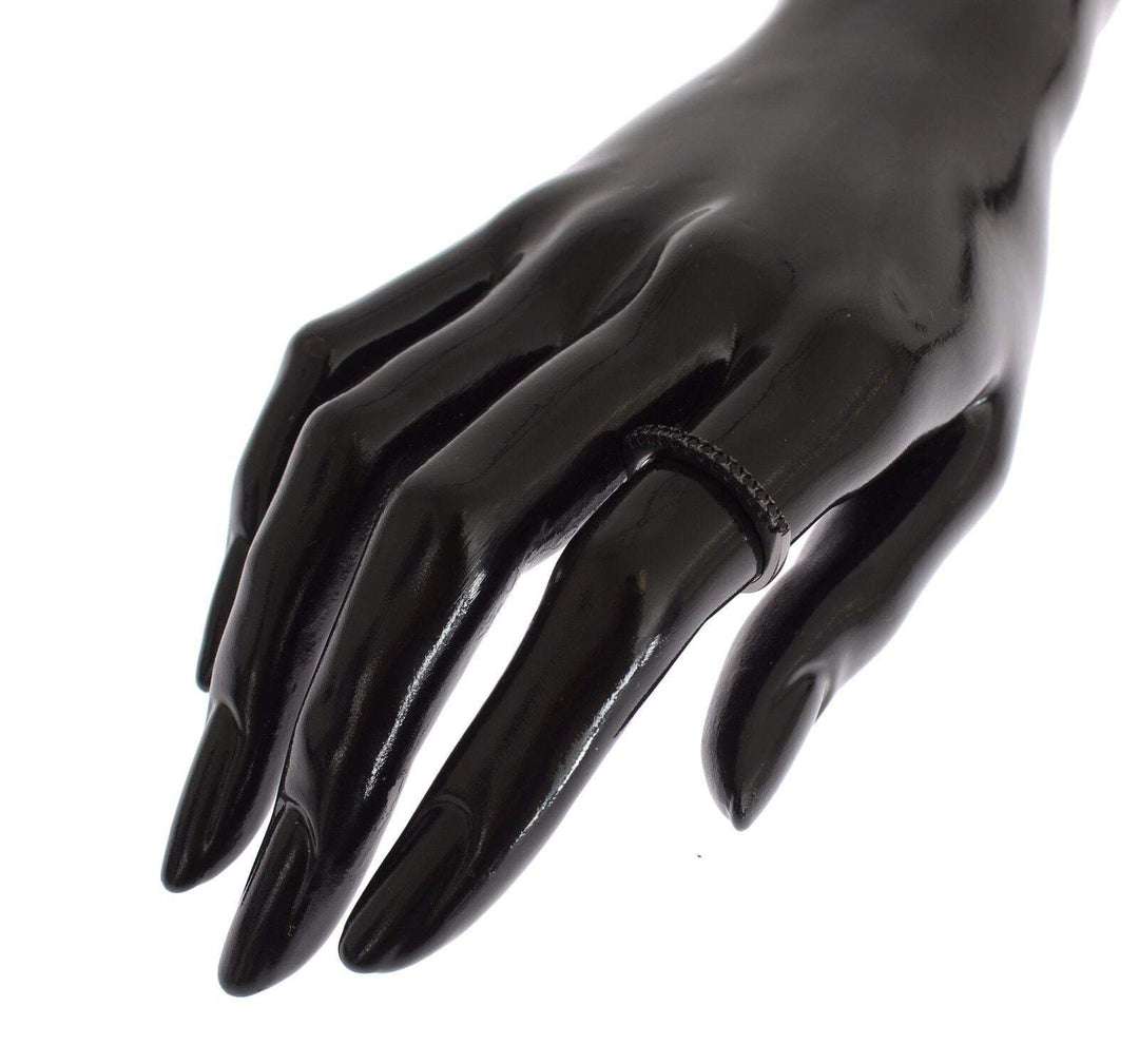 Nialaya Black CZ Rhodium 925 Silver  Ring Black, EU44 | US3, EU47 | US4, EU49 | US5, EU52 | US6, EU54 | US7, EU56 | US8, feed-1, Nialaya, Rings - Women - Jewelry at SEYMAYKA