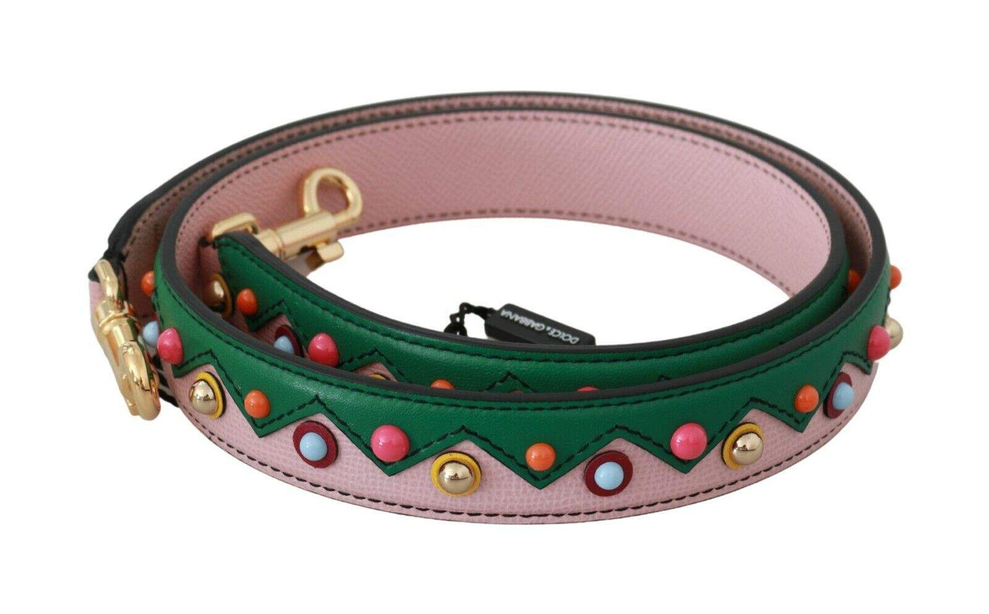 Dolce & Gabbana Shoulder Strap Leather Pink Handbag Accessory #men, Dolce & Gabbana, feed-1, Other - Men - Accessories, Pink at SEYMAYKA