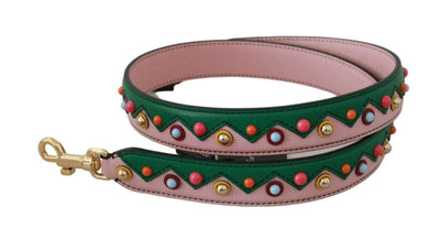 Dolce & Gabbana Shoulder Strap Leather Pink Handbag Accessory #men, Dolce & Gabbana, feed-1, Other - Men - Accessories, Pink at SEYMAYKA