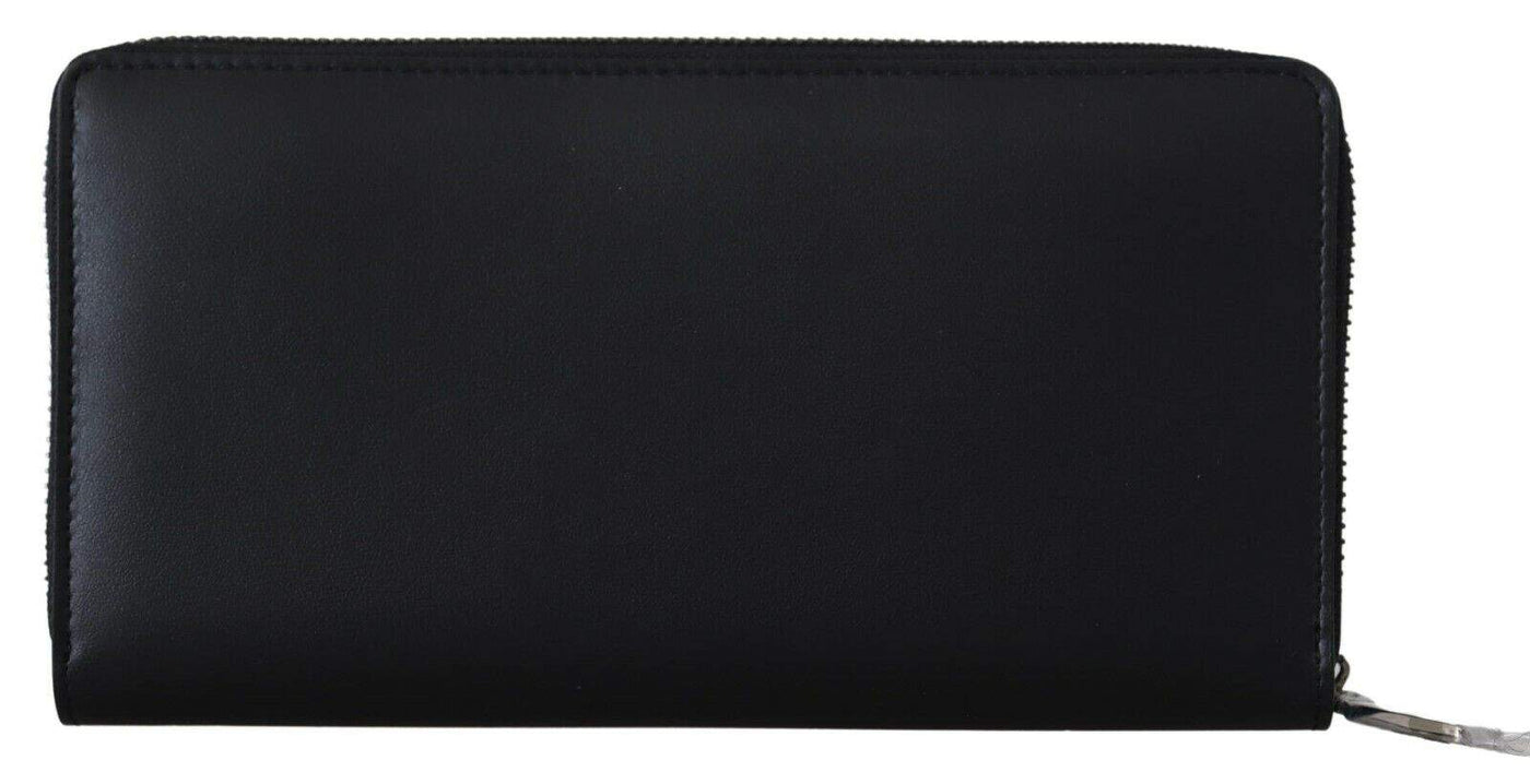 Dolce & Gabbana Black Zip Around Continental Clutch Exotic Leather Wallet #men, Black, Dolce & Gabbana, feed-1, Wallets - Men - Bags at SEYMAYKA