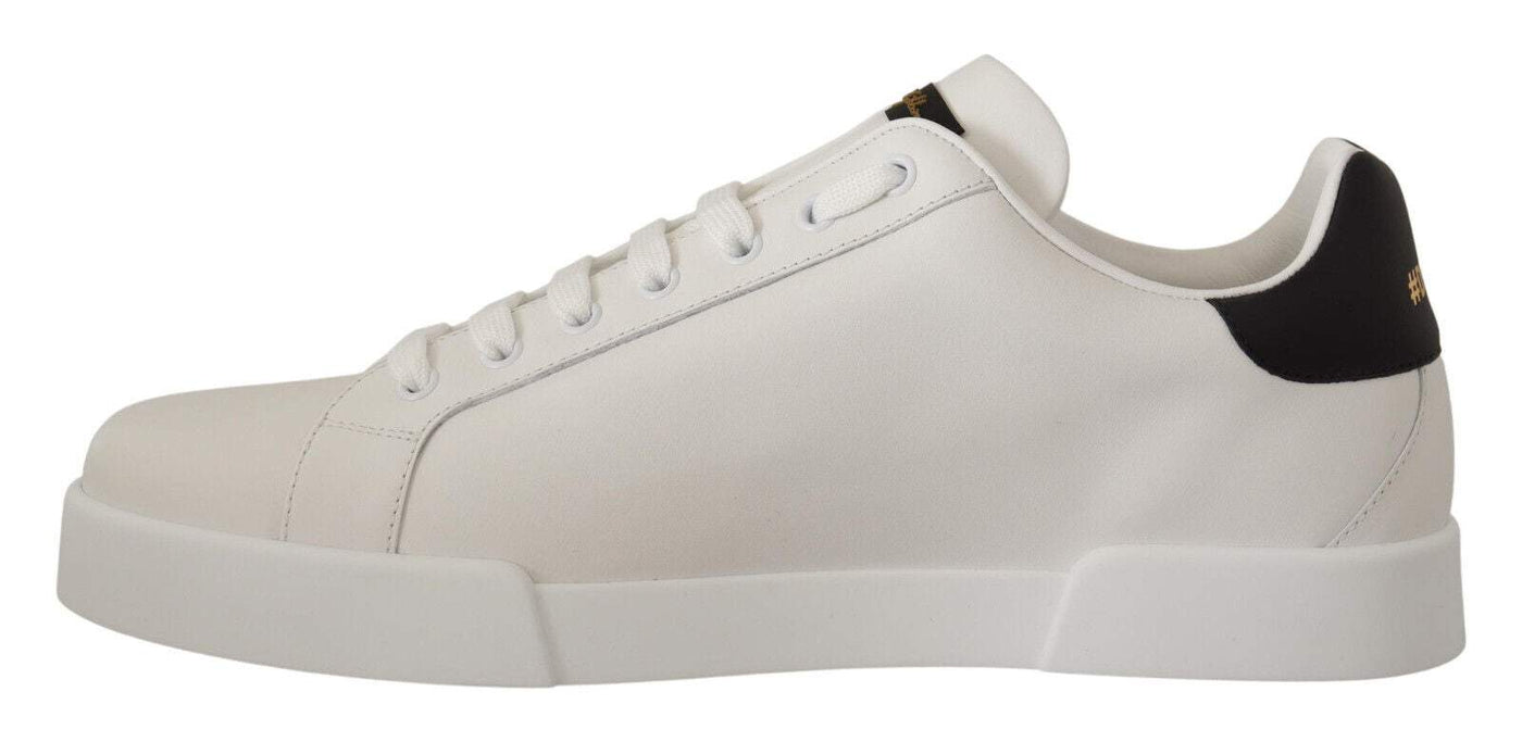 Dolce & Gabbana White Leather #dgfamily Casual Sneakers Shoes #men, Dolce & Gabbana, EU41.5/US8.5, EU42.5/US9.5, EU43.5/US10.5, EU44.5/US11.5, EU44/US11, EU45/US12, EU46 /US13, feed-1, Sneakers - Men - Shoes, White at SEYMAYKA