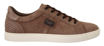 Dolce & Gabbana Brown Suede Leather Sneakers Shoes #men, Bown, Dolce & Gabbana, EU40/US7, EU41/US8, EU42/US9, EU44/US11, feed-1, Sneakers - Men - Shoes at SEYMAYKA