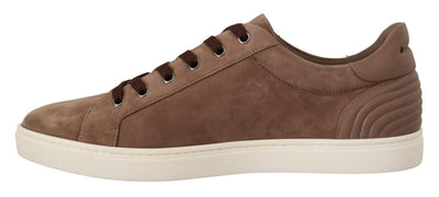 Dolce & Gabbana Brown Suede Leather Sneakers Shoes #men, Bown, Dolce & Gabbana, EU40/US7, EU41/US8, EU42/US9, EU44/US11, feed-1, Sneakers - Men - Shoes at SEYMAYKA