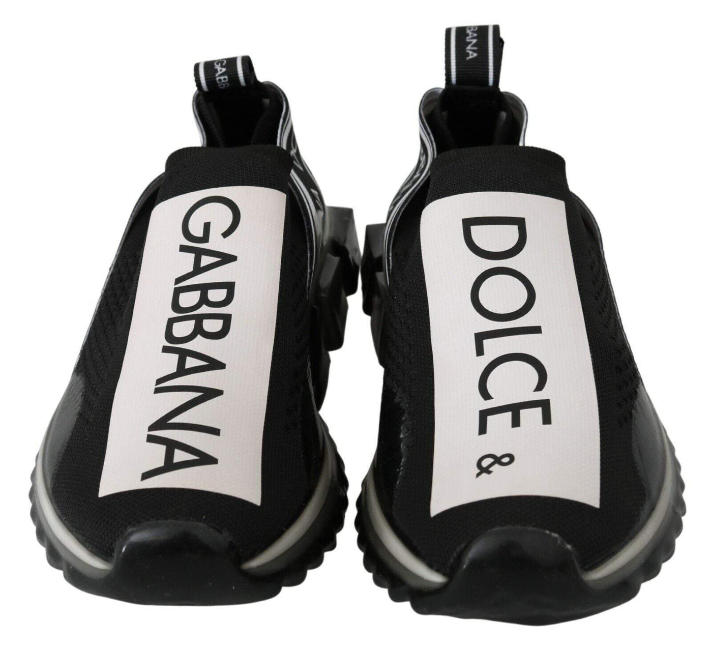Dolce & Gabbana Black White SORRENTO Sport Stretch Sneakers #men, Black, Dolce & Gabbana, EU39/US6, feed-1, Sneakers - Men - Shoes at SEYMAYKA