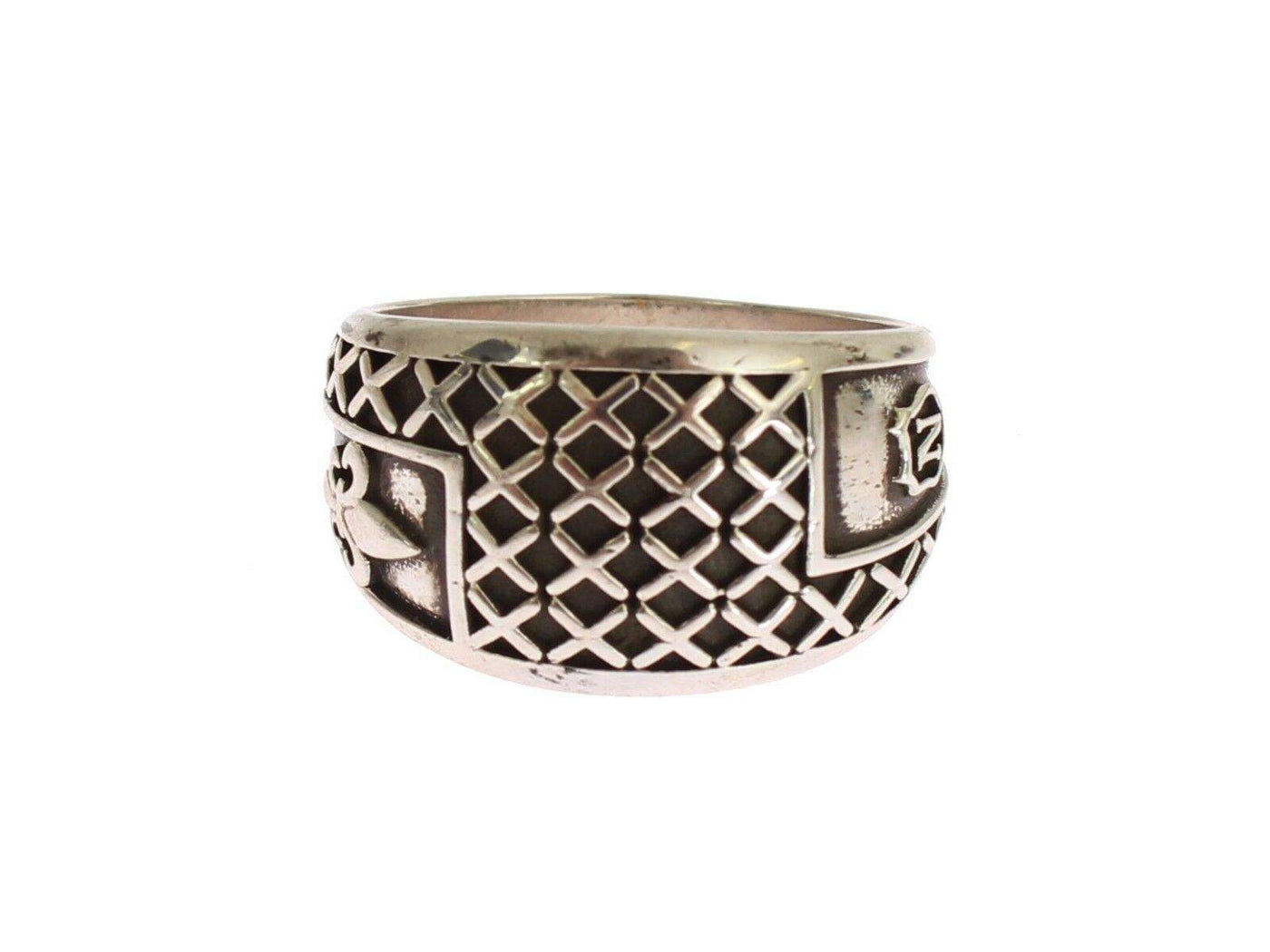 Dolce & Gabbana Silver Rhodium 925 Sterling Ring #men, Accessories - New Arrivals, Dolce & Gabbana, EU63 | US11, EU66 | US12, feed-agegroup-adult, feed-color-silver, feed-gender-male, Rings - Men - Jewelry, Silver at SEYMAYKA