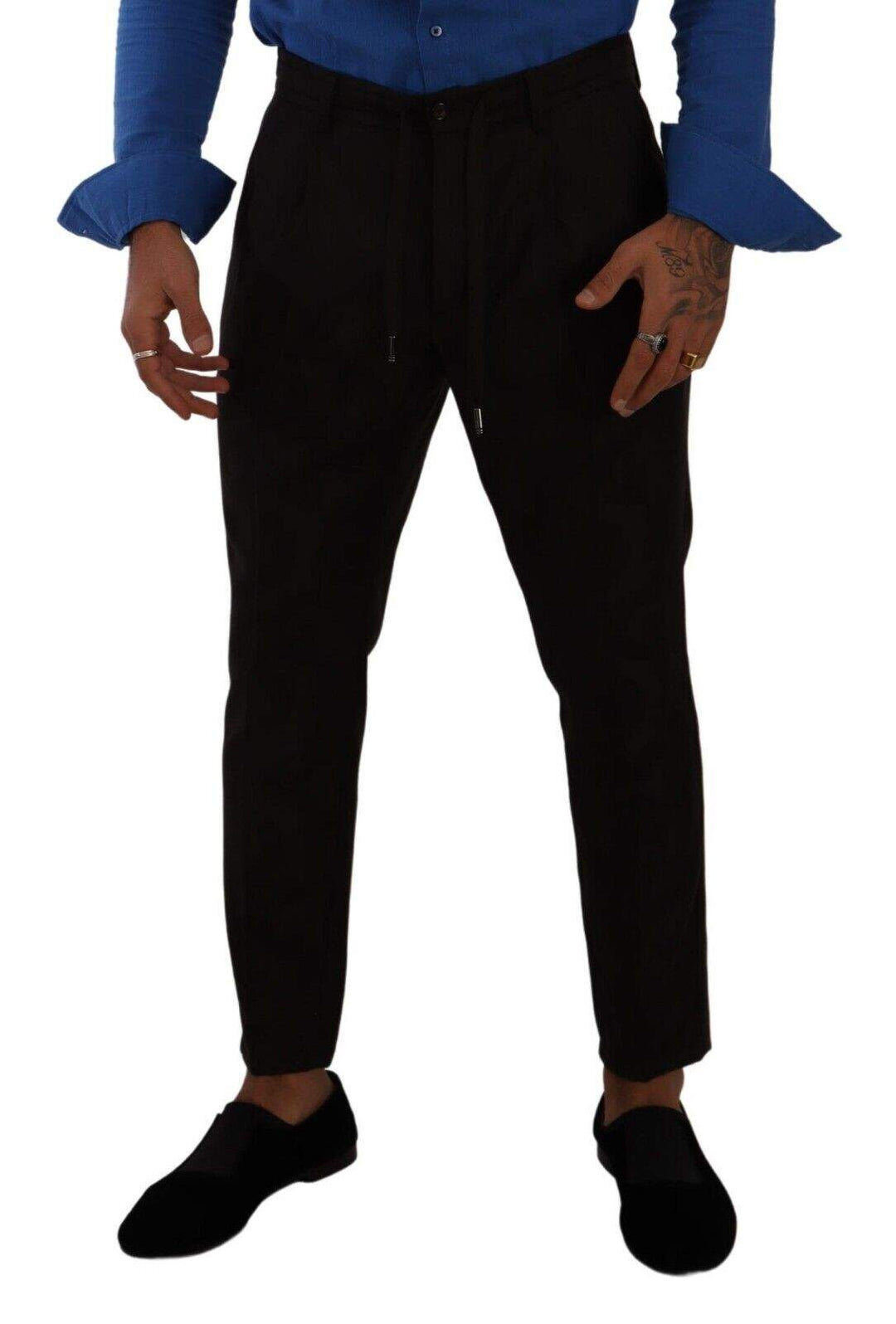 Dolce & Gabbana Bordeaux Wool  Skinny Trouser Pants #men, Bordeaux, Dolce & Gabbana, feed-1, IT48 | M, Jeans & Pants - Men - Clothing at SEYMAYKA