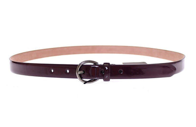 Dolce & Gabbana Purple Leather Logo Cintura Belt 80 cm / 32 Inches, 95 cm / 38 Inches, Belts - Women - Accessories, Dolce & Gabbana, feed-agegroup-adult, feed-color-Purple, feed-gender-female, Purple at SEYMAYKA