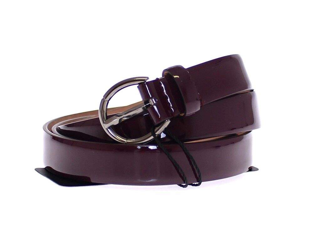 Dolce & Gabbana Purple Leather Logo Cintura Belt 80 cm / 32 Inches, 95 cm / 38 Inches, Belts - Women - Accessories, Dolce & Gabbana, feed-agegroup-adult, feed-color-Purple, feed-gender-female, Purple at SEYMAYKA